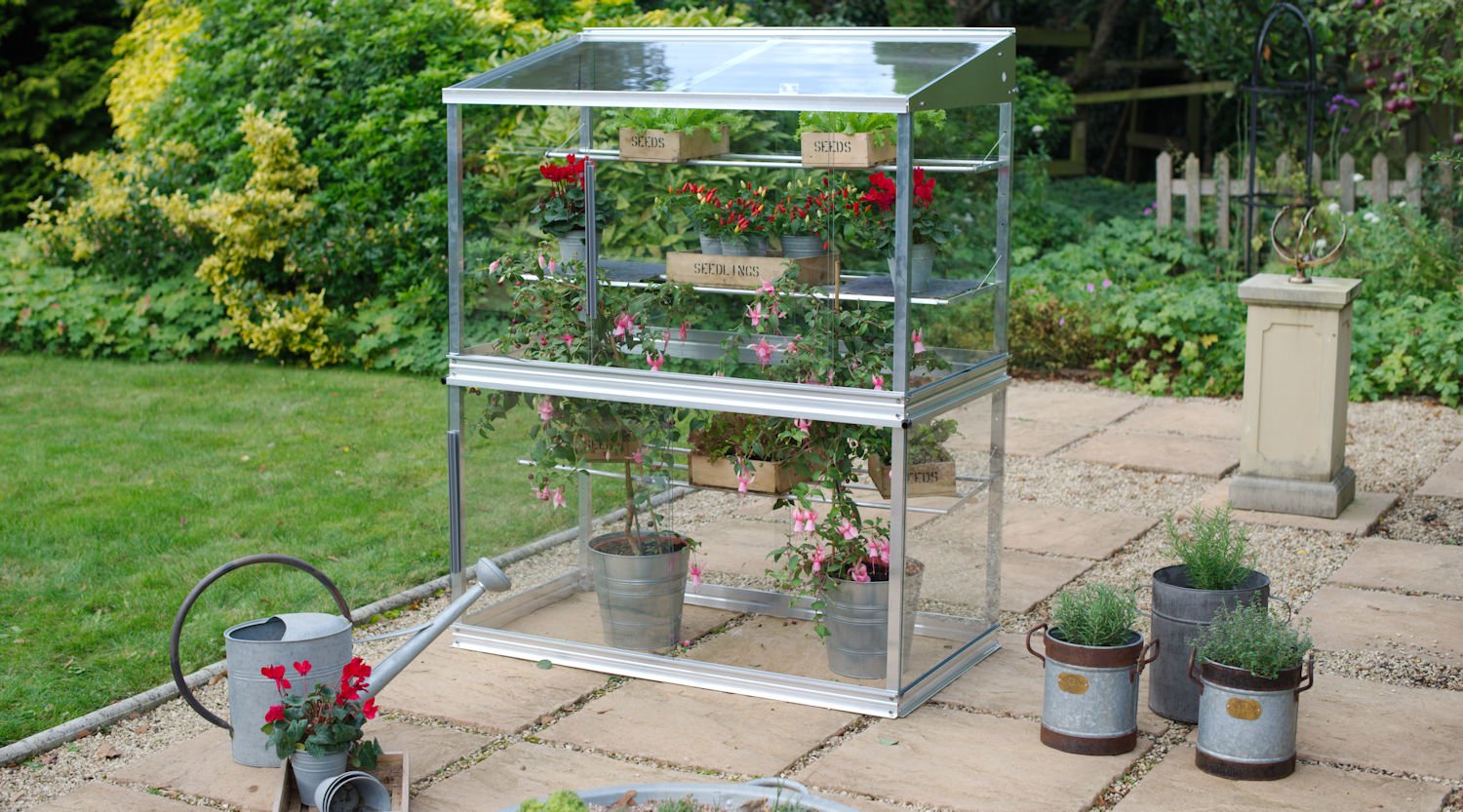 4’ aluminium Growhouse