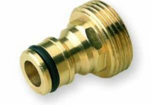 male brass hose fitting