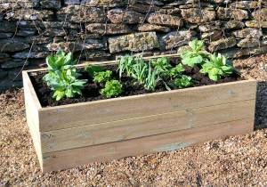 2ft x 4ft Wooden Raised Bed Kit