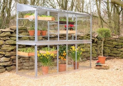 6' aluminium growhouse
