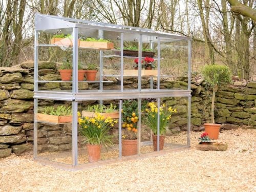 6' aluminium growhouse