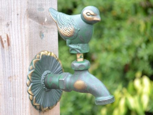 Wren ornamental garden tap