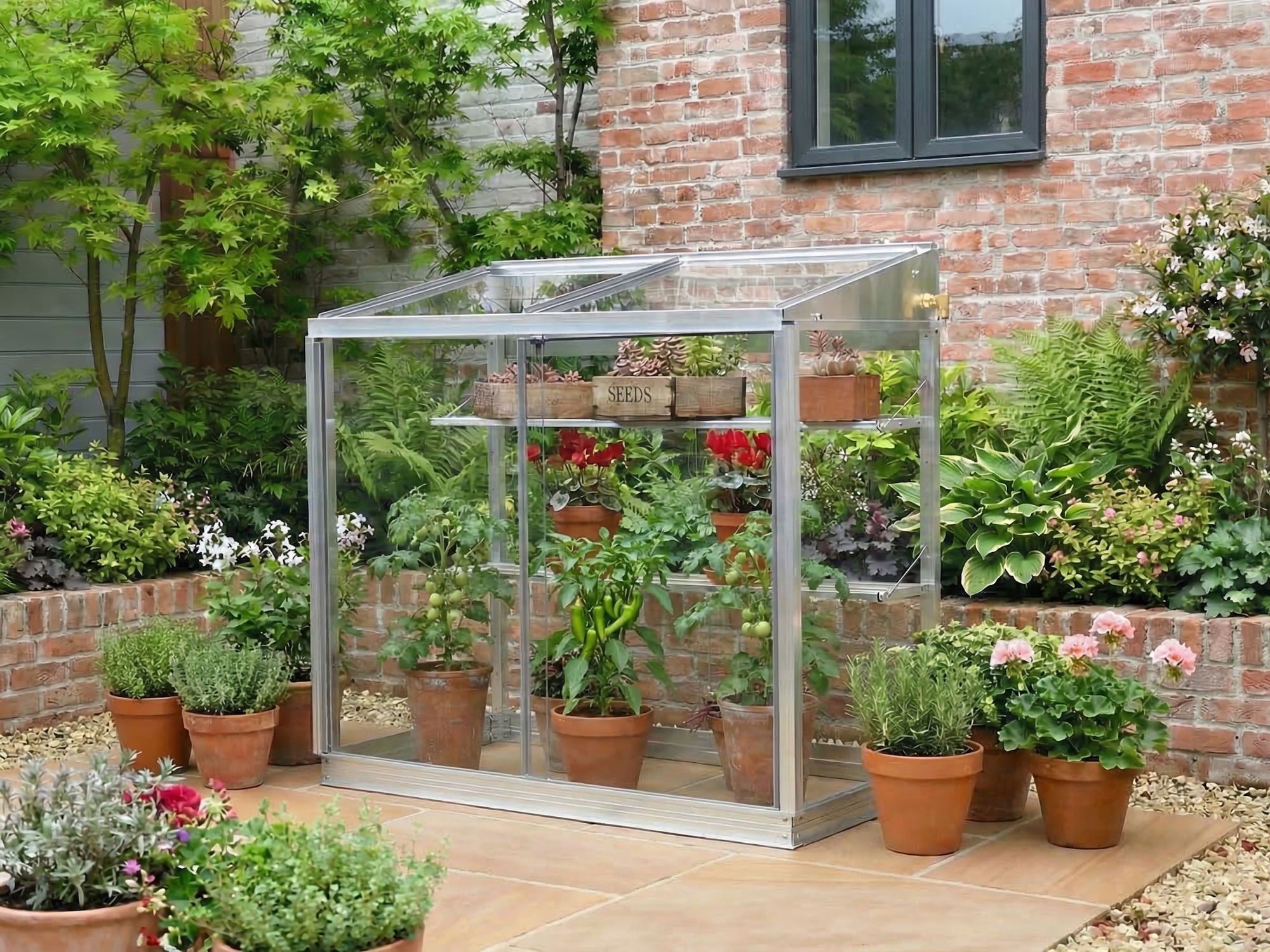 Freestanding Harlow 3'4" growhouse