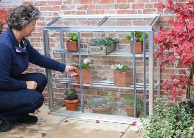 Half Height Westminster 3′ 4″ Small Greenhouse