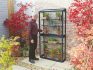 Miniature greenhouse with black coating