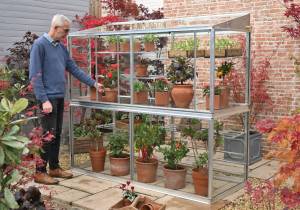 Exbury 6' 5" aluminium Growhouse