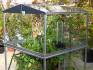 4ft by 4ft aluminium and glass tomato house