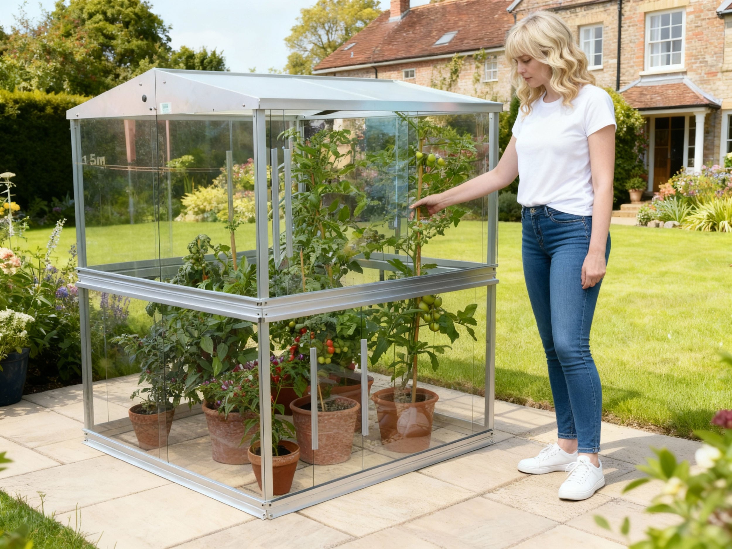 FFG 4ft x 4ft Tomato House in garden