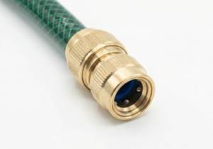 Brass snap connector with stainless steel ball bearings