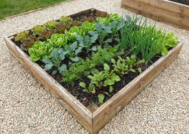 4ft x 4ft Wooden Raised Bed Kit