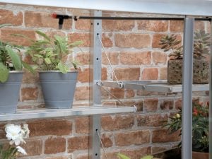 adjustable mini greenhouse shelf