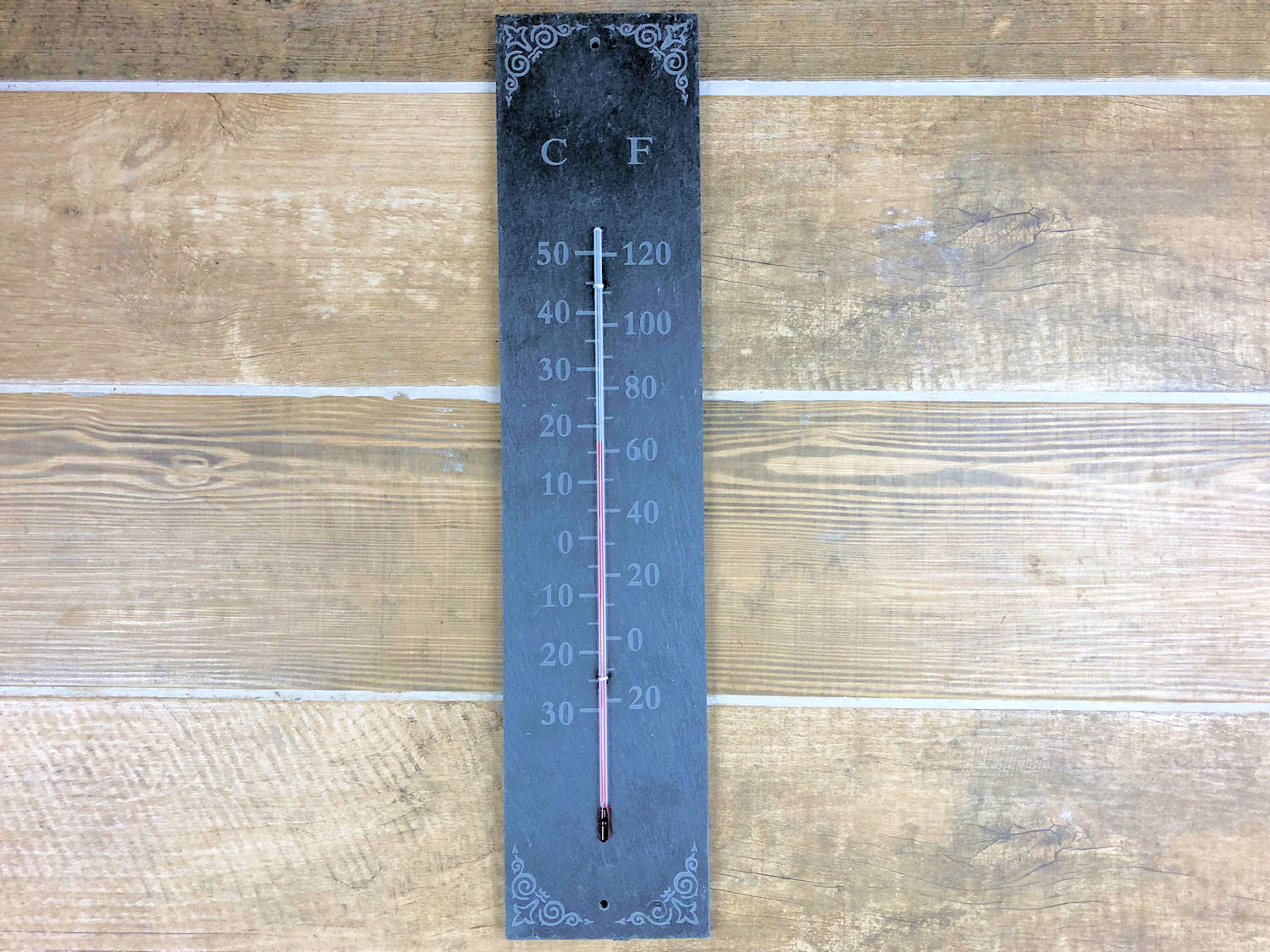 Outdoor Slate Thermometer