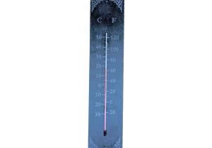 Rectangle Text Slate Thermometer