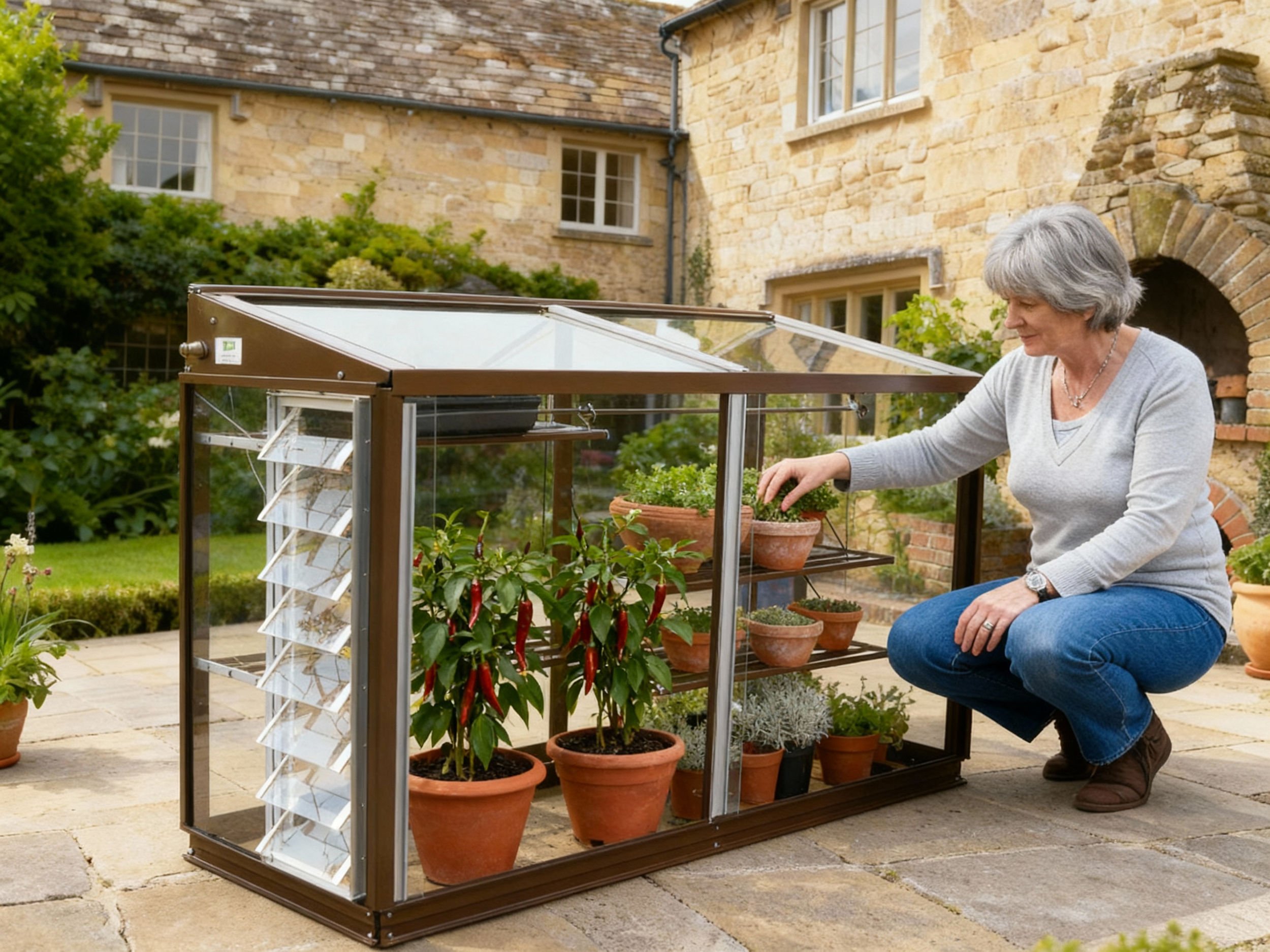 BB2 freestanding Harlow growhouse