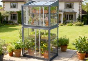 TG4 City Growhouse in garden