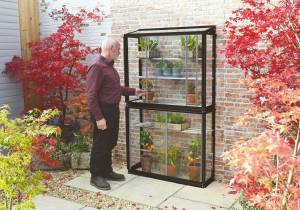 Westminster 3' 4" mini greenhouse Black