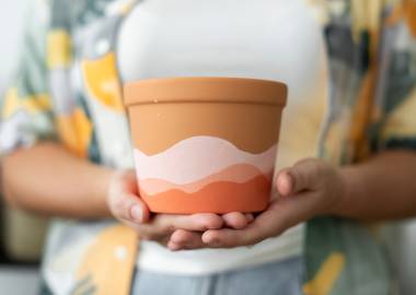 How to heat a greenhouse with a terracotta pot