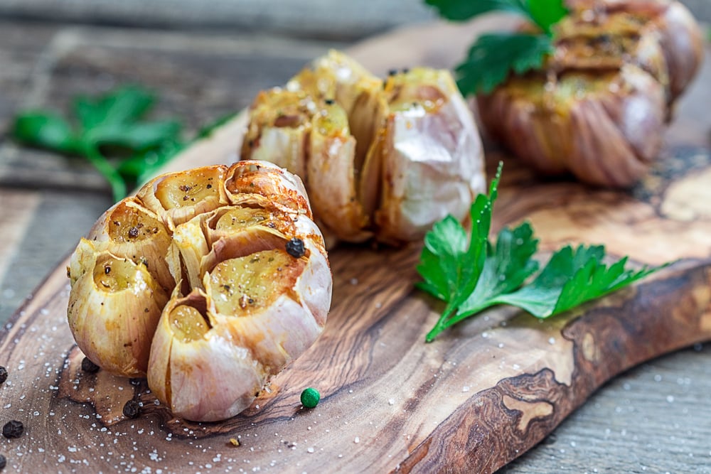 roasted garlic bulb