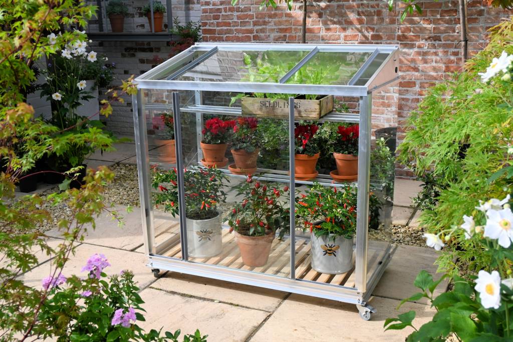 Portable Greenhouse on Wheels