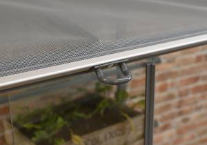 Roller shade for mini greenhouse