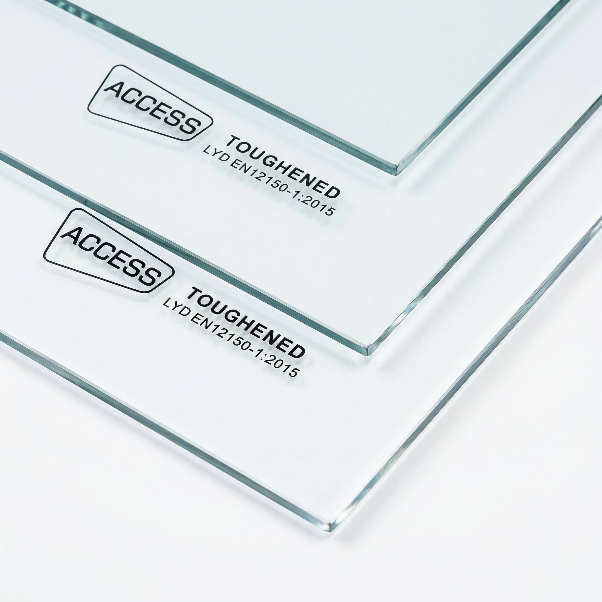 3mm toughened safety glass pack of 3