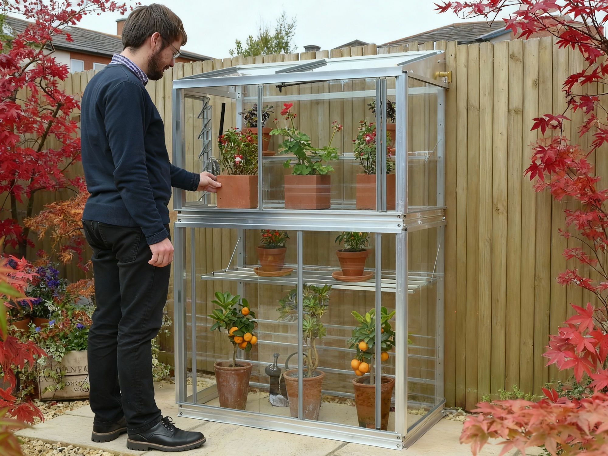 Harewood 3’ 4” lean to Mini greenhouse - Image 2