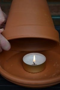 tealight greenhouse heater